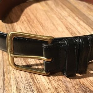 Coach men’s leather belt